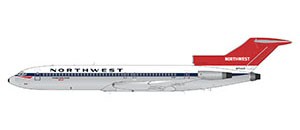 GeminiJets Boeing 727-100 Northwest "delivery livery" 1:200 Modellflugzeug