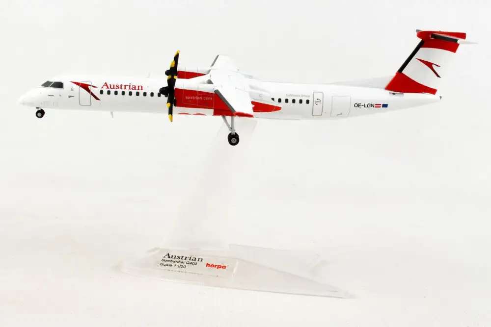Miniature Austrian Airlines Bombardier Q400 Pfiat Di, Dash! – OE-LGI Miniature Austrian Airlines Bombardier Q400 Pfiat Di, Dash! – OE-LGI