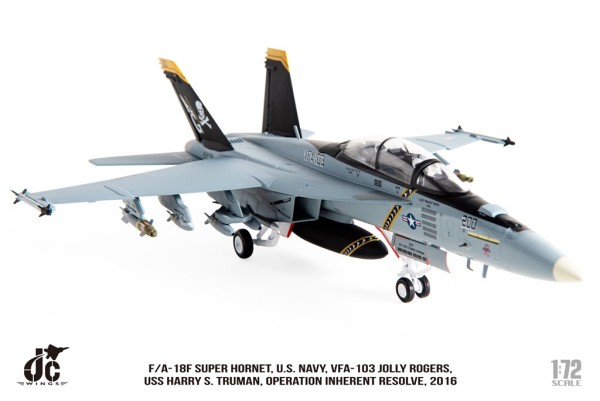 F/A-18F Super Hornet U.S. NAVYVFA-103 Jolly Rogers,Operation Inherent Resolve, 2016 Scale 1/72