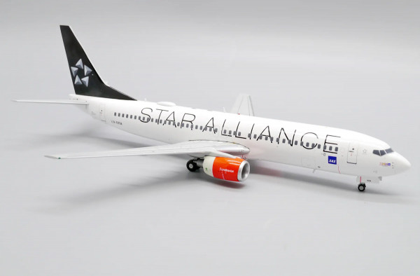JC Wings Boeing 737-800 SAS Scandinavian "Star Alliance" LN-RRW 1:200 Modellflugzeug