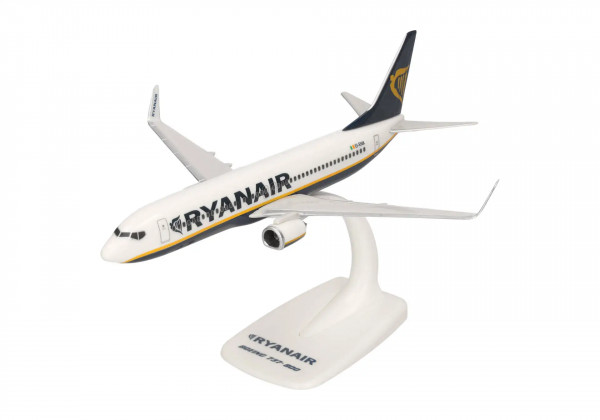 Herpa Snap-Fit Boeing 737-800 Ryanair EI-ENX 1:200 Modellflugzeug