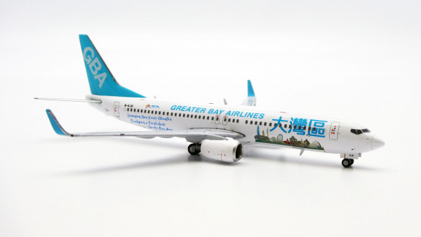 JC Wings Boeing 737-800 GBA Greater Bay Airlines "Greater Bay Area" B-KJD 1:400 Modellflugzeug