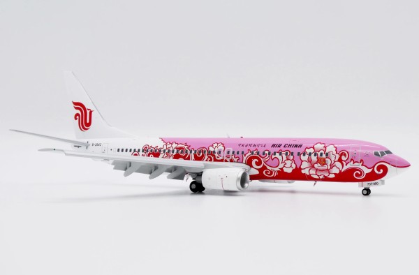 JC Wings Boeing 737-800 Air China "Red Peony" Flaps Down B-2642 1:200 Modellflugzeug