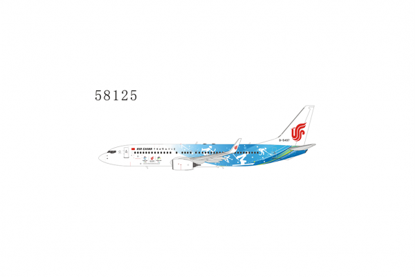 NG Model Boeing 737-800 Air China "2022 Beijing #2" B-5497 1:400 Modellflugzeug