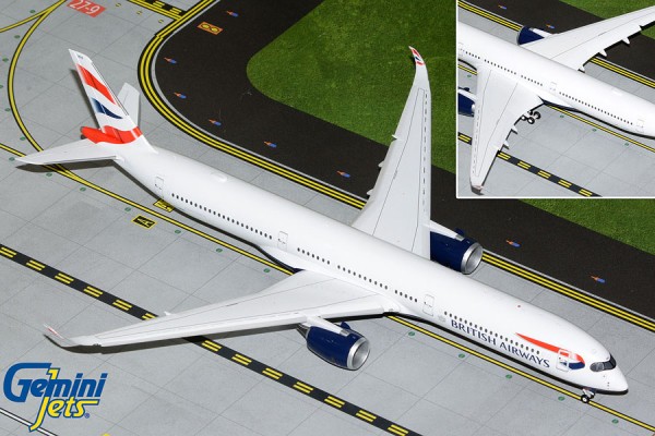 Airbus A350-1000 British Airways Flaps Down Version G-XWBB Scale 1/200