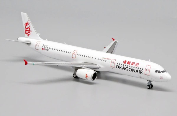 JC Wings Airbus A321-200 Dragonair B-HTD 1:400 Modellflugzeug