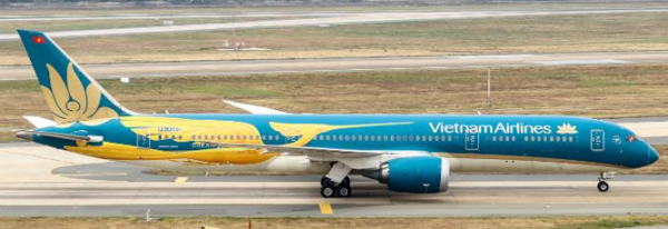 JC Wings Boeing 787-9 Vietnam "Chim L?c" Flaps Down VN-A868 1:400 Modellflugzeug